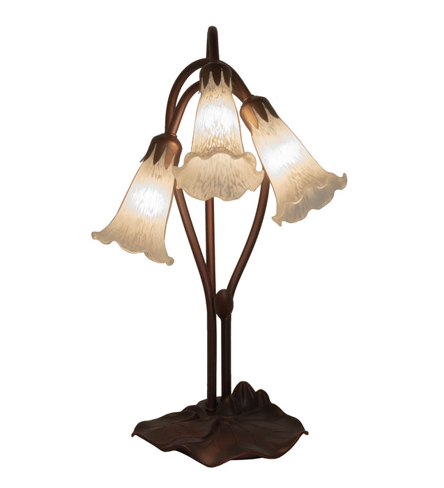 Meyda Tiffany 15282 Three Light Accent Lamp, Mahogany Bronze