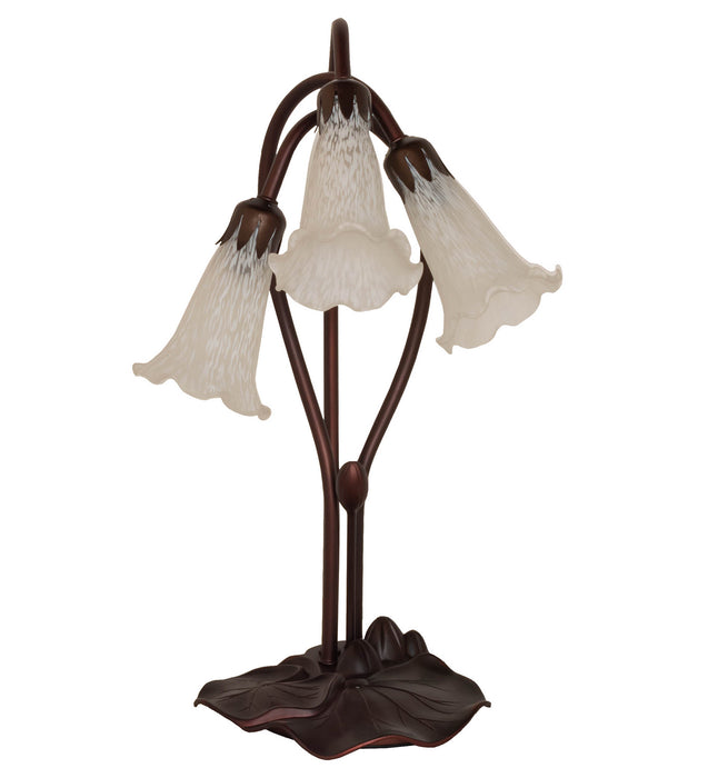 Meyda Tiffany 15282 Three Light Accent Lamp, Mahogany Bronze