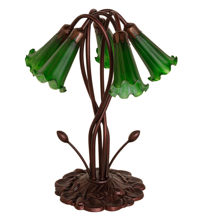 Meyda Tiffany 15386 Five Light Accent Lamp, Mahogany Bronze
