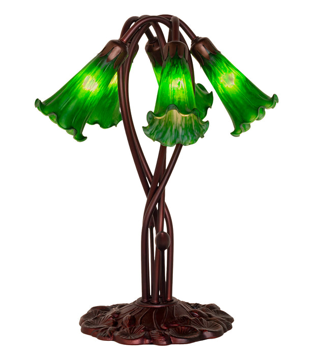 Meyda Tiffany 15386 Five Light Accent Lamp, Mahogany Bronze
