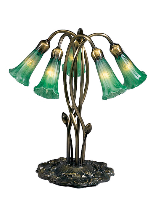 Meyda Tiffany 15386 Five Light Accent Lamp, Mahogany Bronze
