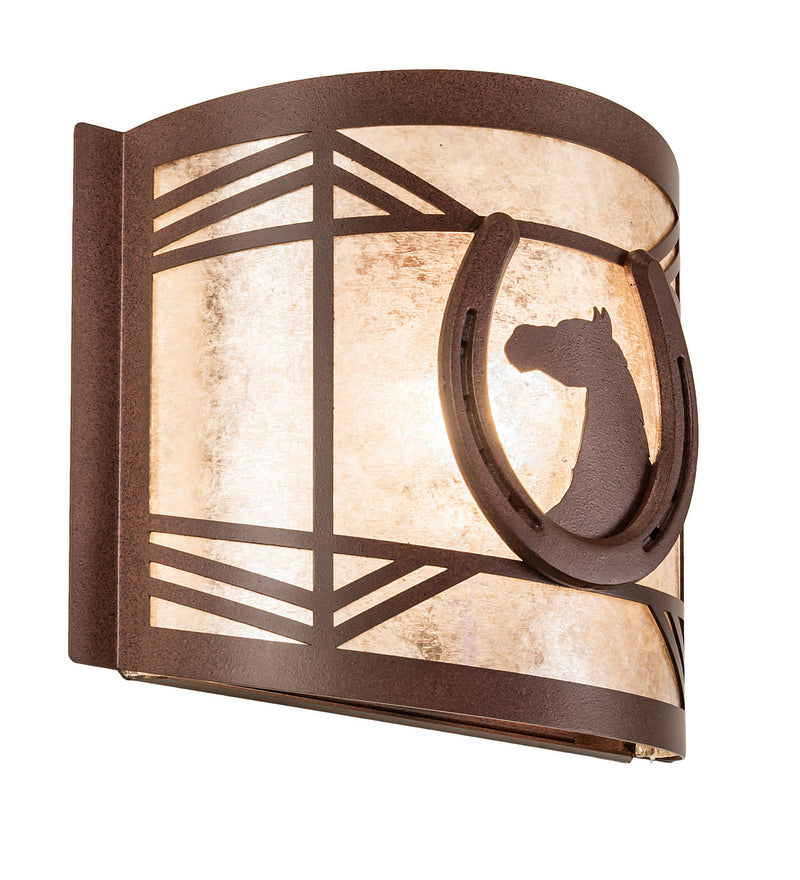 Meyda Tiffany 15503 One Light Wall Sconce, Rust