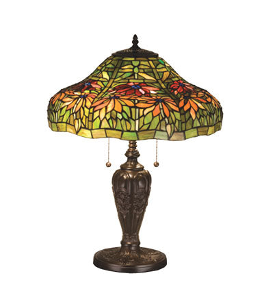 Meyda Tiffany 15712 24" Table Lamp, Mahogany Bronze