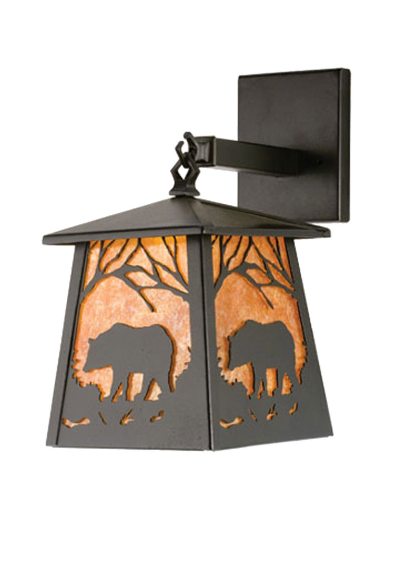 Meyda Tiffany 15732 One Light Wall Sconce, Textured Black