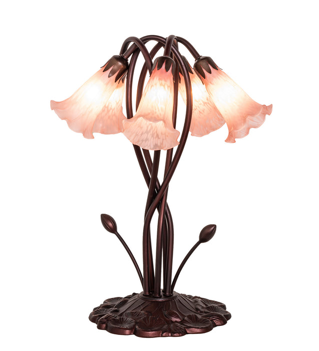 Meyda Tiffany 15925 Five Light Accent Lamp, Mahogany Bronze