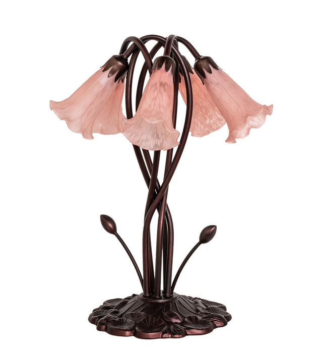 Meyda Tiffany 15925 Five Light Accent Lamp, Mahogany Bronze