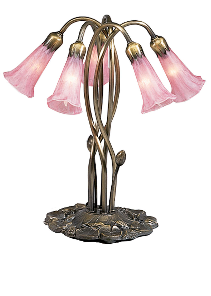 Meyda Tiffany 15925 Five Light Accent Lamp, Mahogany Bronze