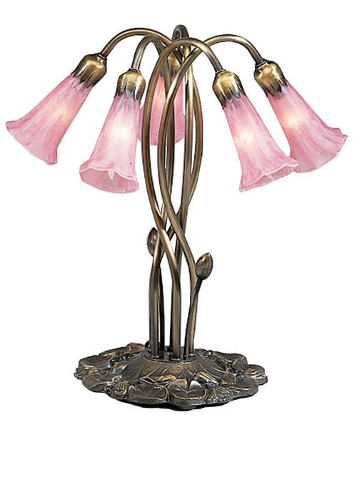 Meyda Tiffany 15925 Five Light Accent Lamp, Mahogany Bronze