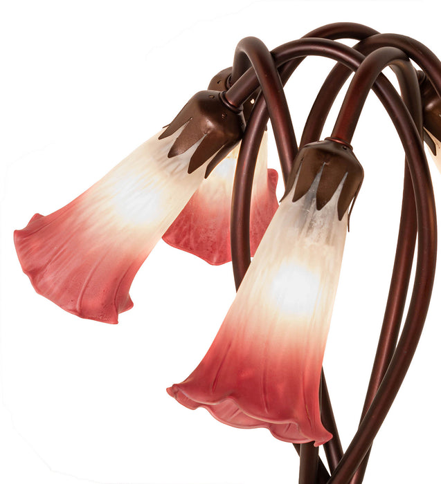 Meyda Tiffany 16012 Five Light Accent Lamp, Mahongany Bronze