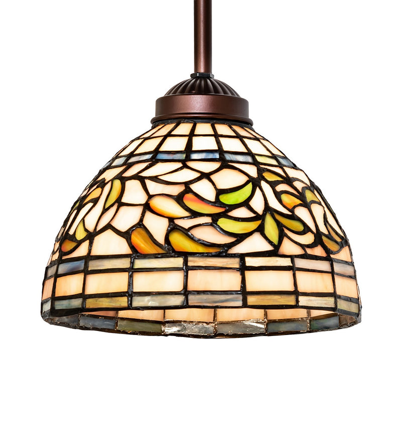 Meyda Tiffany 16211 One Light Mini Pendant, Mahogany Bronze