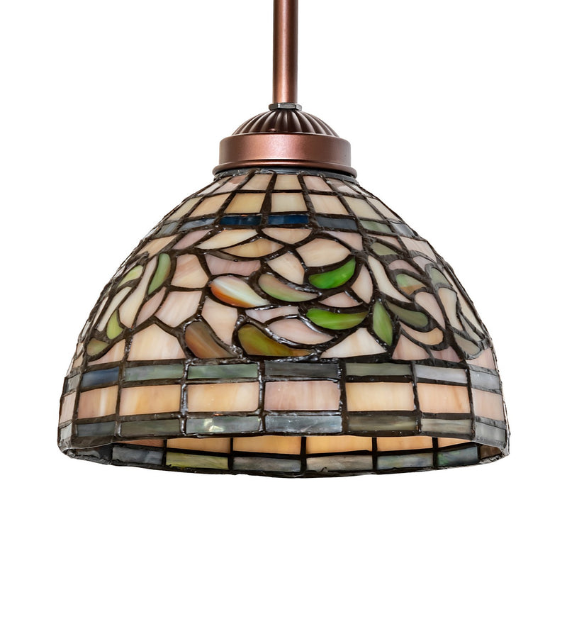 Meyda Tiffany 16211 One Light Mini Pendant, Mahogany Bronze