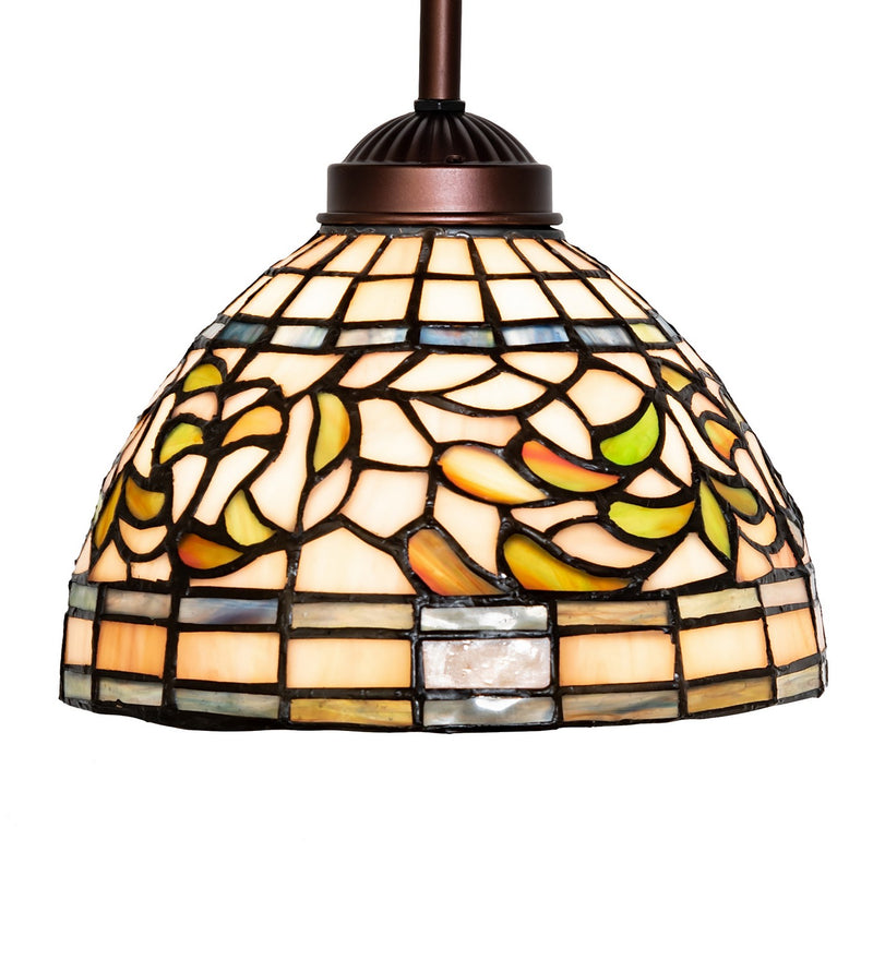 Meyda Tiffany 16211 One Light Mini Pendant, Mahogany Bronze