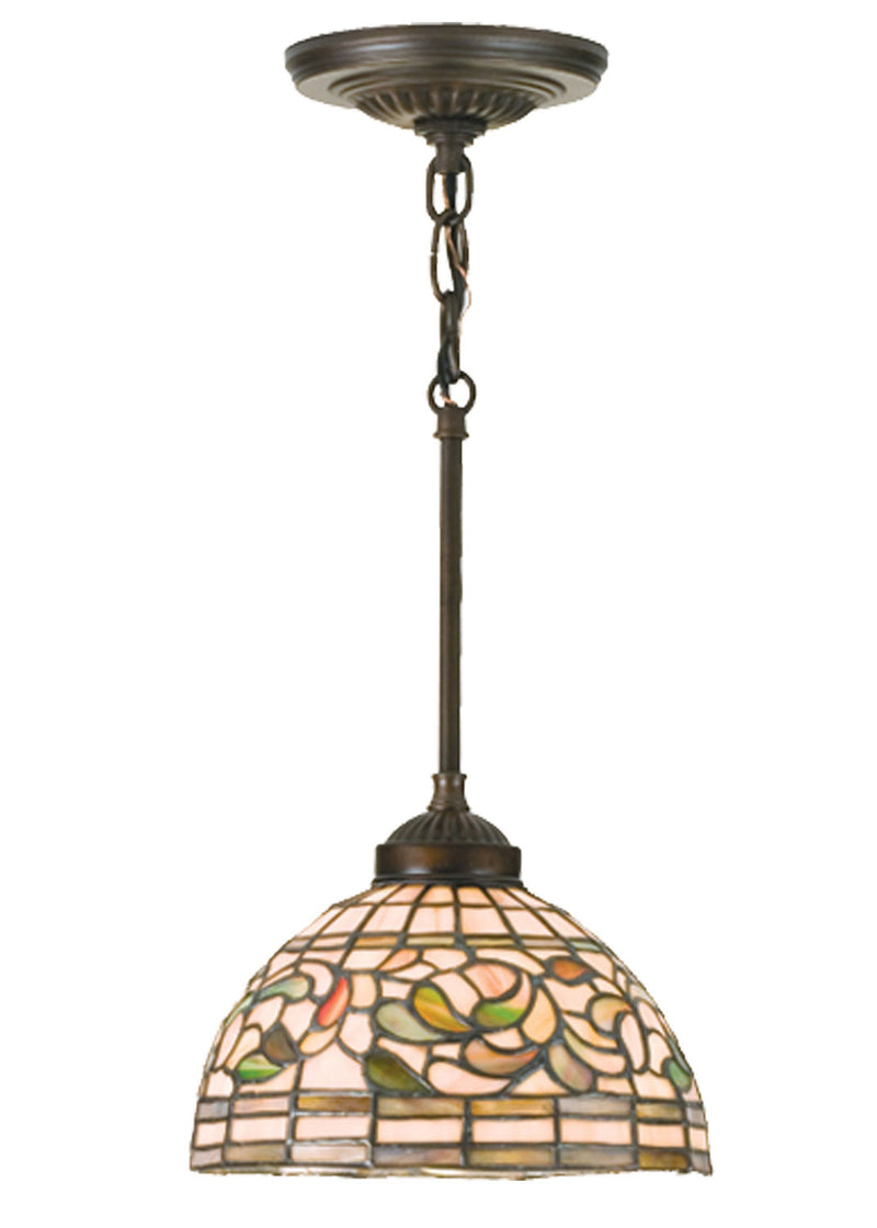 Meyda Tiffany 16211 One Light Mini Pendant, Mahogany Bronze