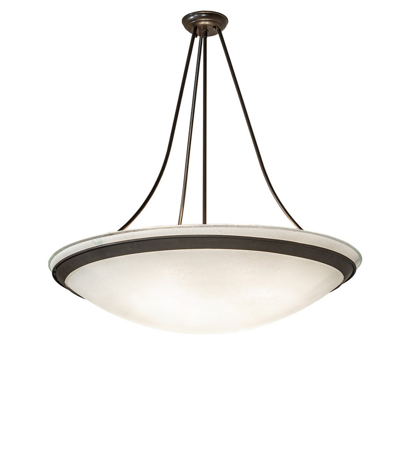 Meyda Tiffany 16228 Four Light Inverted Pendant, Timeless Bronze