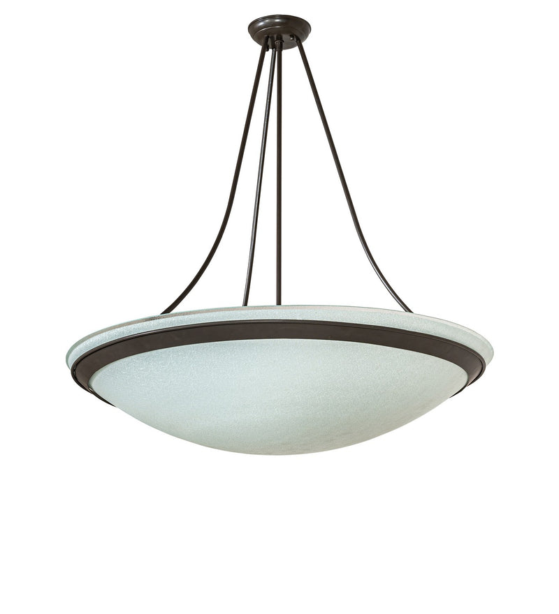 Meyda Tiffany 16228 Four Light Inverted Pendant, Timeless Bronze