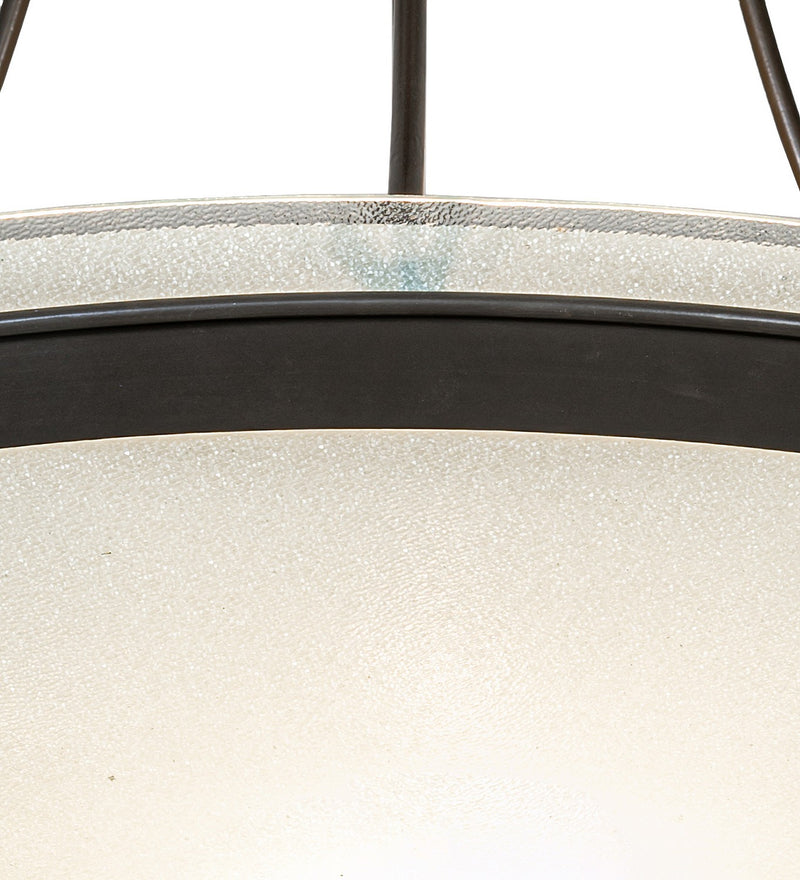 Meyda Tiffany 16228 Four Light Inverted Pendant, Timeless Bronze
