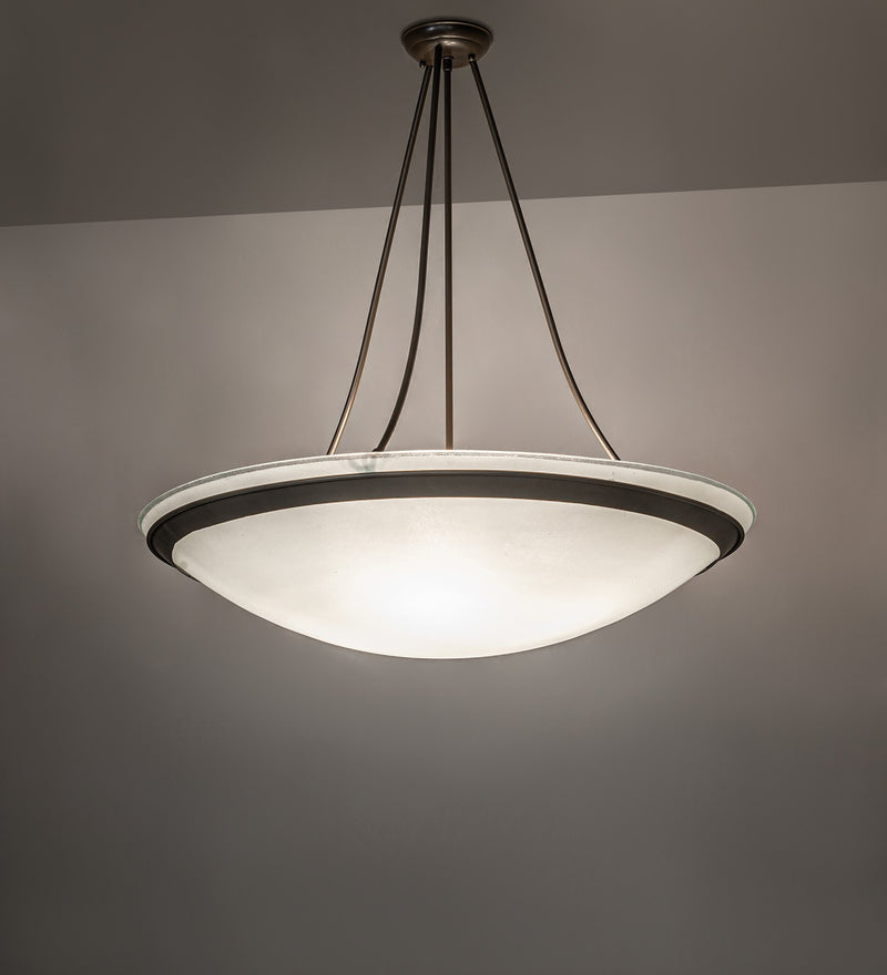 Meyda Tiffany 16228 Four Light Inverted Pendant, Timeless Bronze
