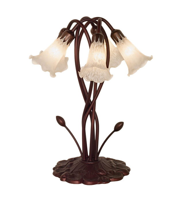 Meyda Tiffany 16545 Five Light Accent Lamp, Mahognany Bronze