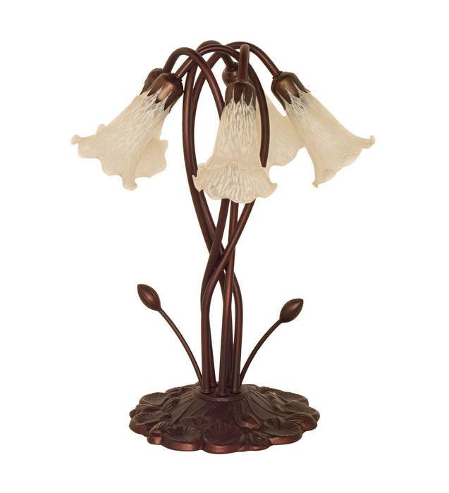 Meyda Tiffany 16545 Five Light Accent Lamp, Mahognany Bronze