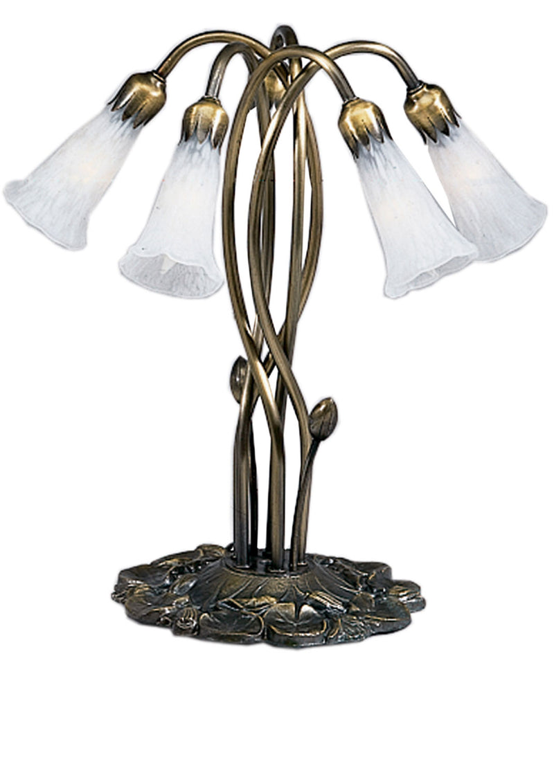 Meyda Tiffany 16545 Five Light Accent Lamp, Mahognany Bronze