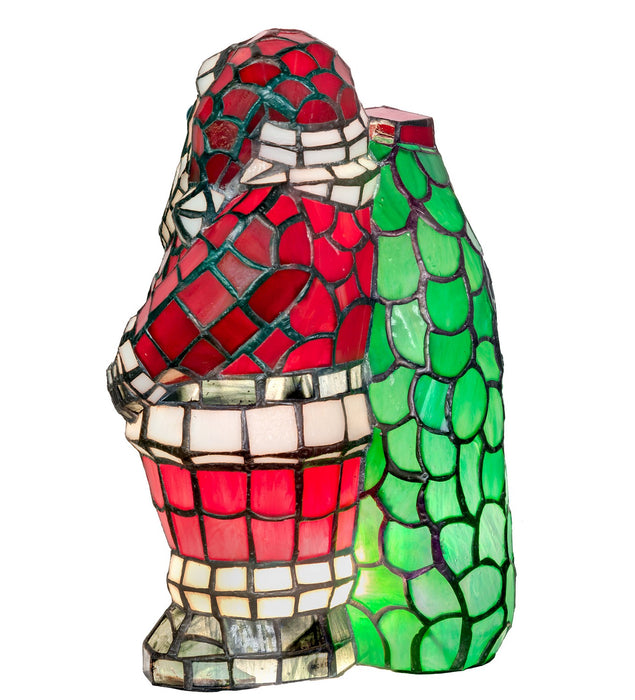 Meyda Tiffany 16613 One Light Accent Lamp, Flame Ca Green