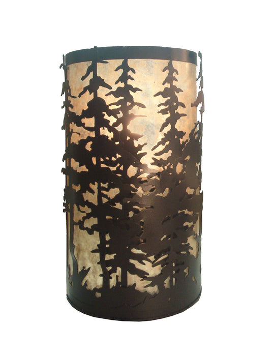 Meyda Tiffany 17289 Two Light Wall Sconce, Textured Black