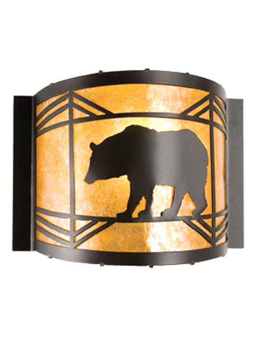 Meyda Tiffany 17457 One Light Wall Sconce, Textured Black