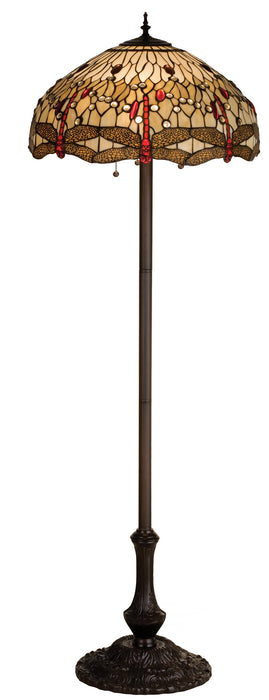 Meyda Tiffany 17473 Three Light Floor Lamp, Antique Copper,Burnished