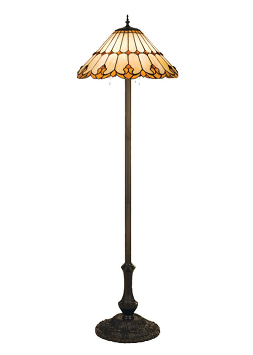 Meyda Tiffany 17577 Three Light Floor Lamp, Steel