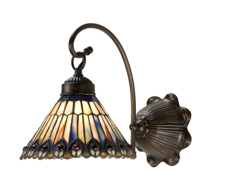 Meyda Tiffany 18525 One Light Wall Sconce, Craftsman Brown