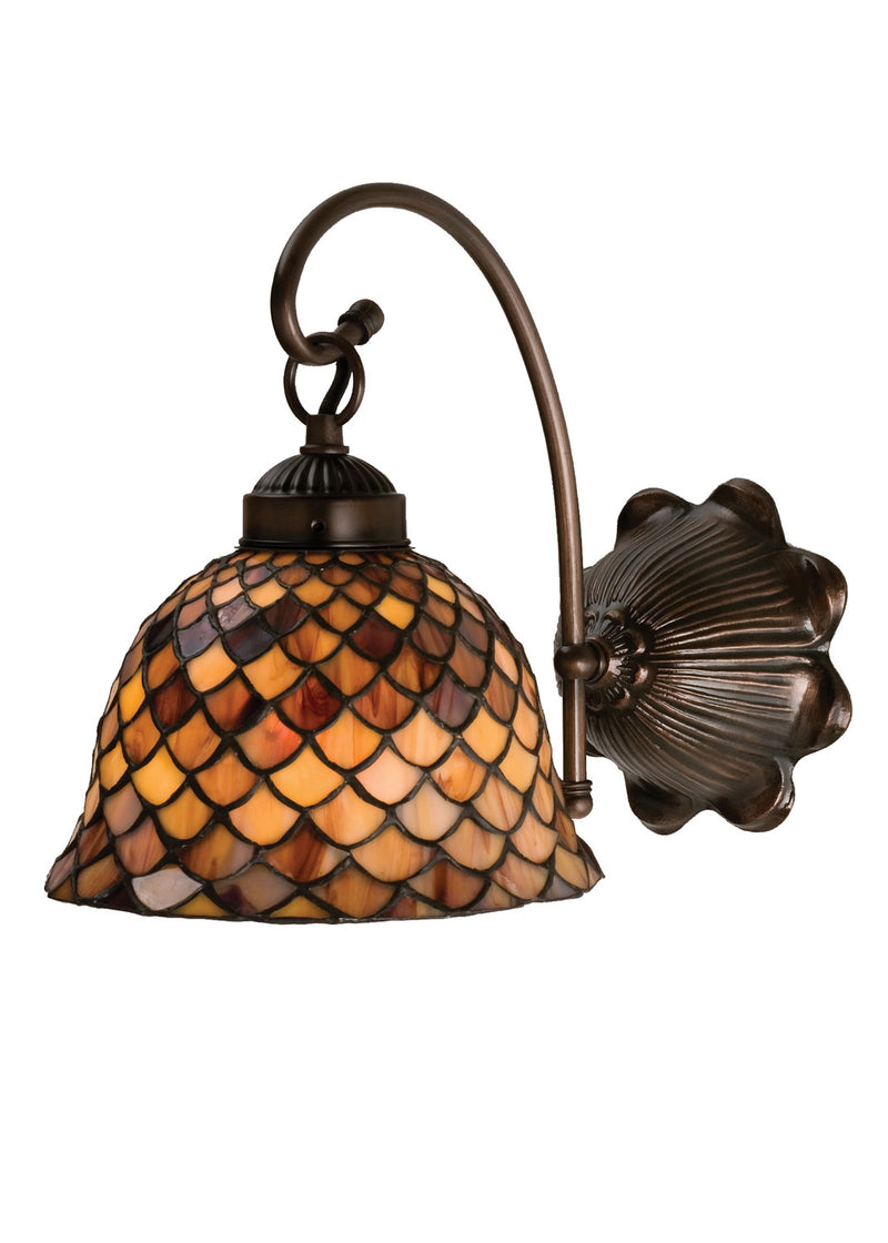 Meyda Tiffany 18631 One Light Wall Sconce, Antique