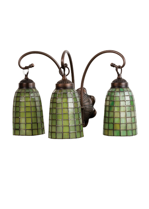 Meyda Tiffany 18640 Three Light Wall Sconce, Antique