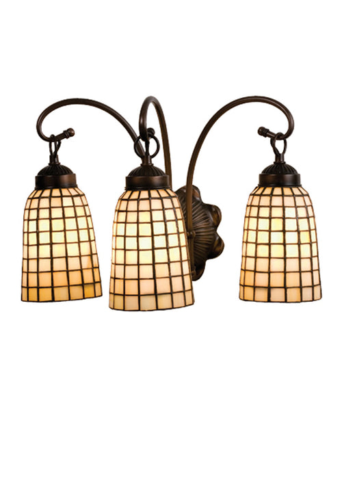 Meyda Tiffany 18647 Three Light Wall Sconce, Antique