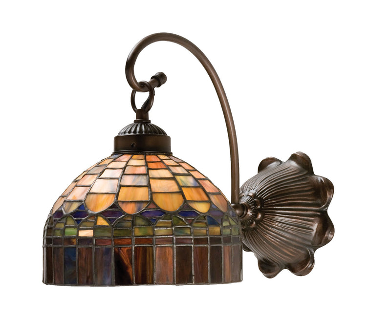 Meyda Tiffany 18689 One Light Wall Sconce, Antique
