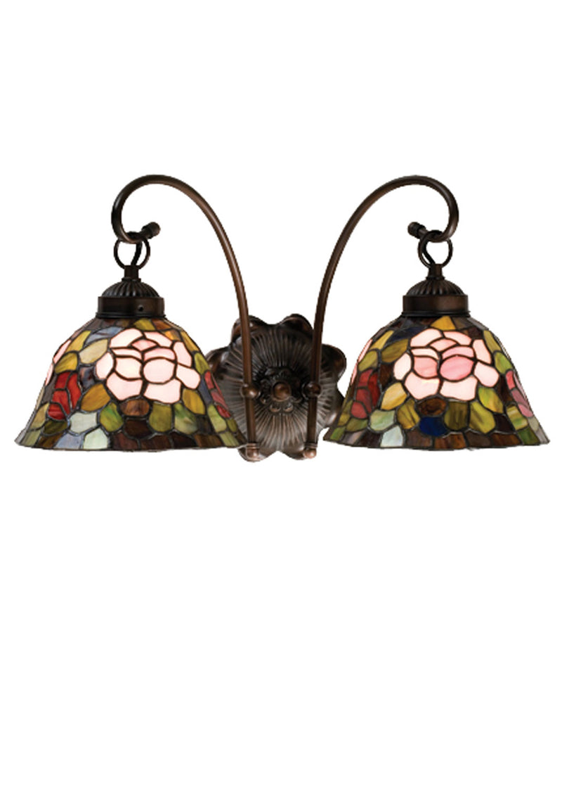 Meyda Tiffany 18709 Two Light Wall Sconce, Timeless Bronze