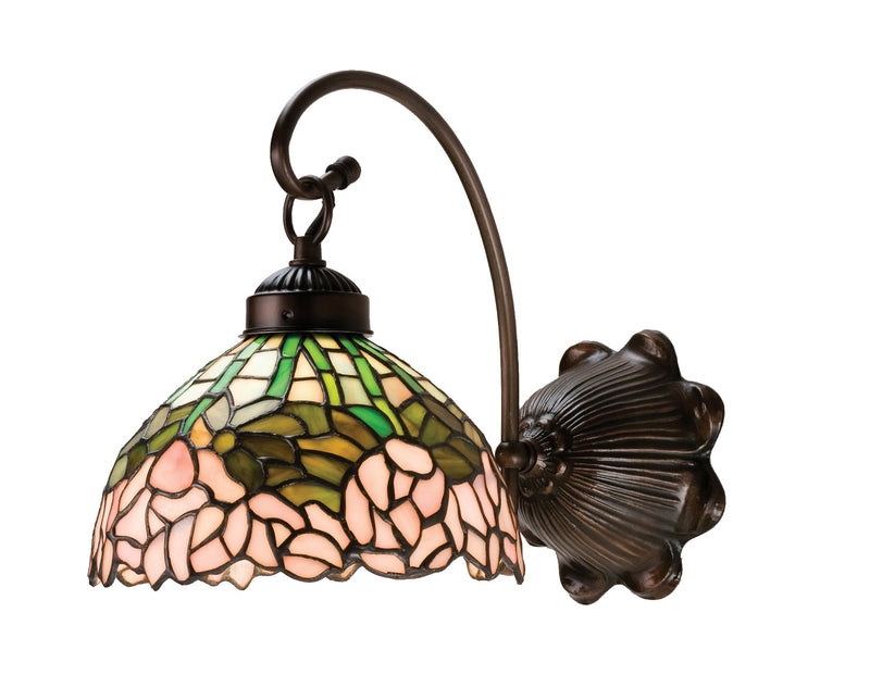 Meyda Tiffany 18711 One Light Wall Sconce, Craftsman Brown