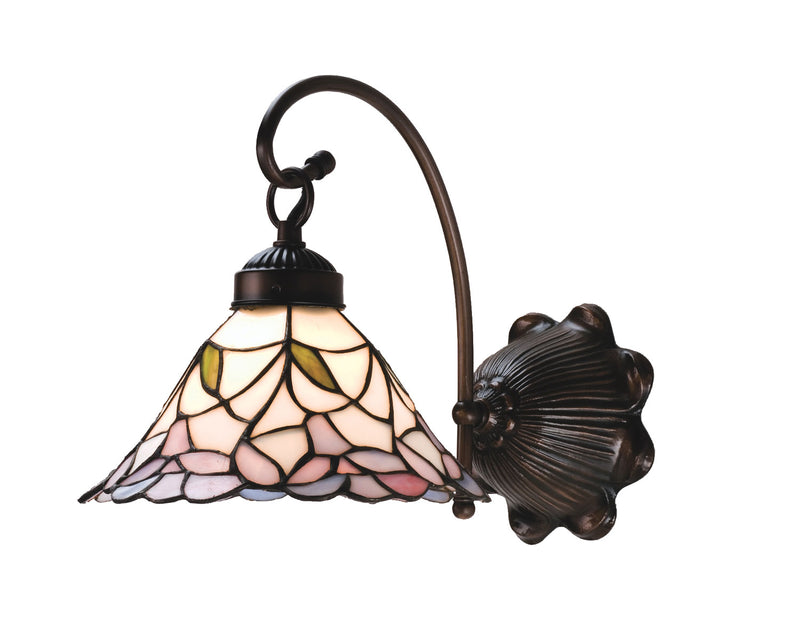 Meyda Tiffany 18724 One Light Wall Sconce, Rust