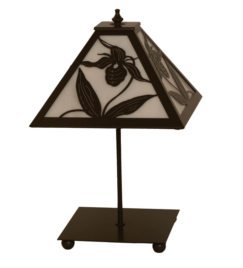 Meyda Tiffany 18792 One Light Table Lamp, Timeless Bronze