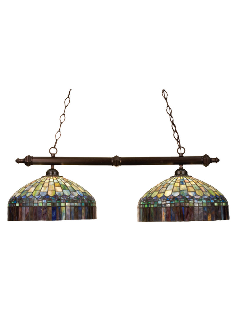Meyda Tiffany 18841 Two Light Island Pendant, Antique Copper