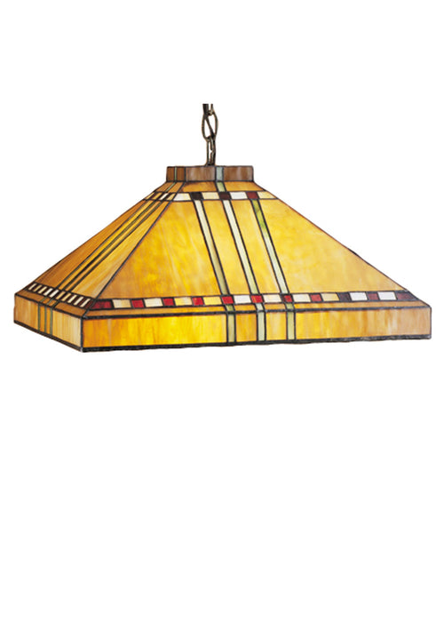 Meyda Tiffany 19029 Four Light Pendant, Bronze