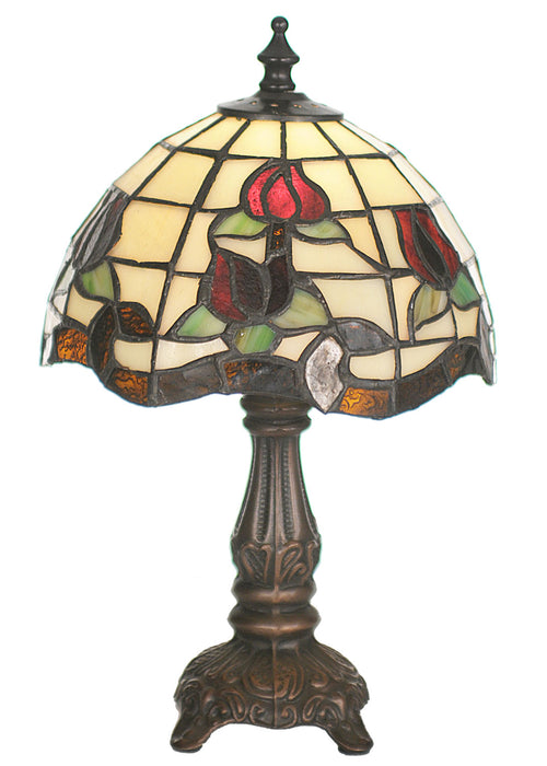 Meyda Tiffany 19189 One Light Mini Lamp, Mahogany Bronze
