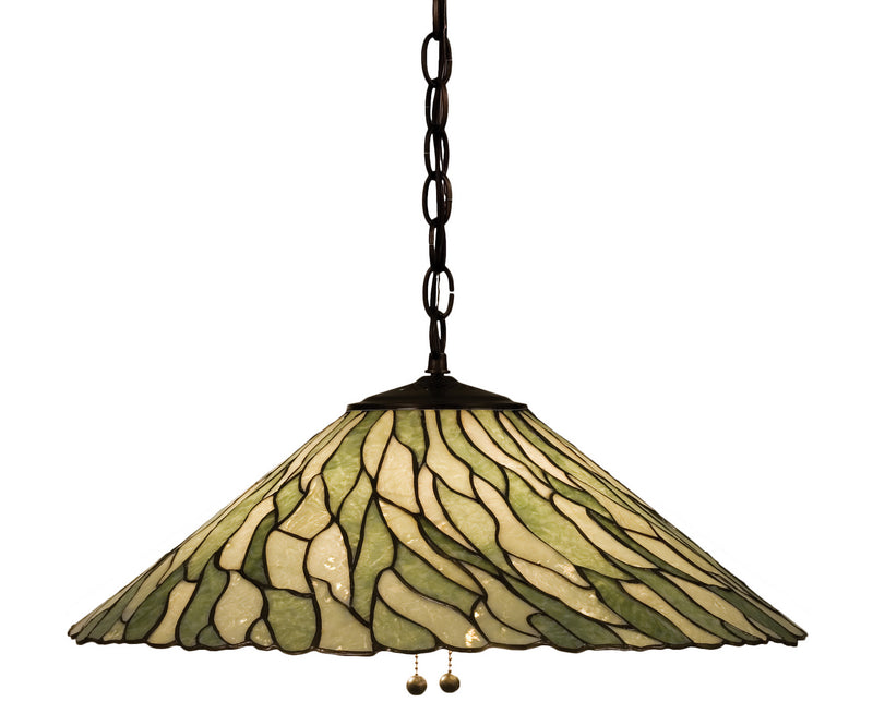 Meyda Tiffany 19196 Three Light Pendant, Timeless Bronze