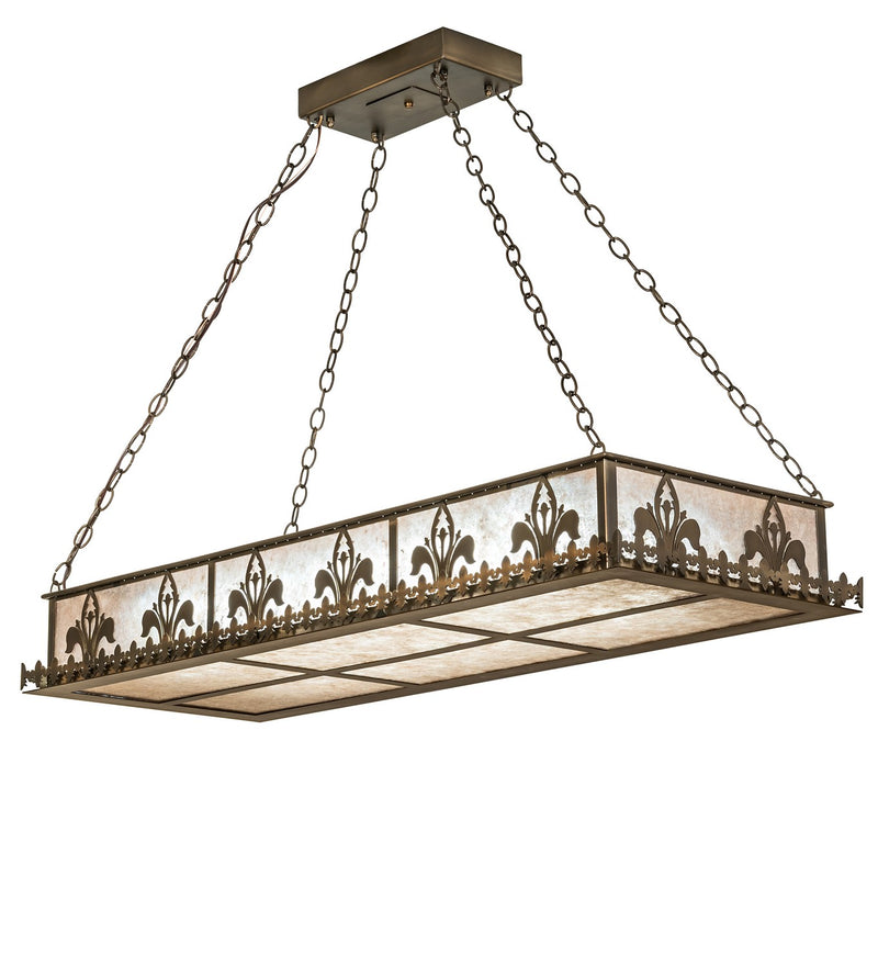 Meyda Tiffany 19234 Two Light Island Pendant, Antique Copper