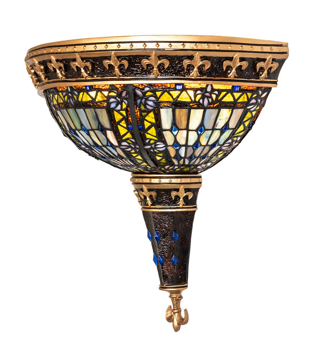 Meyda Tiffany 19819 Two Light Wall Sconce, Mahogany Bronze