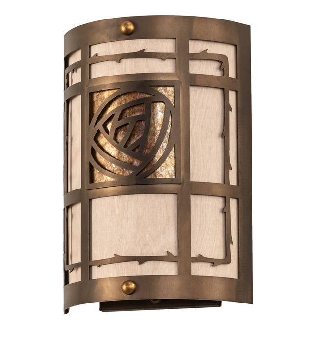 Meyda Tiffany 19863 Two Light Wall Sconce, Antique Copper