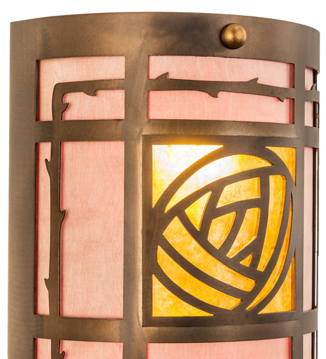 Meyda Tiffany 19863 Two Light Wall Sconce, Antique Copper