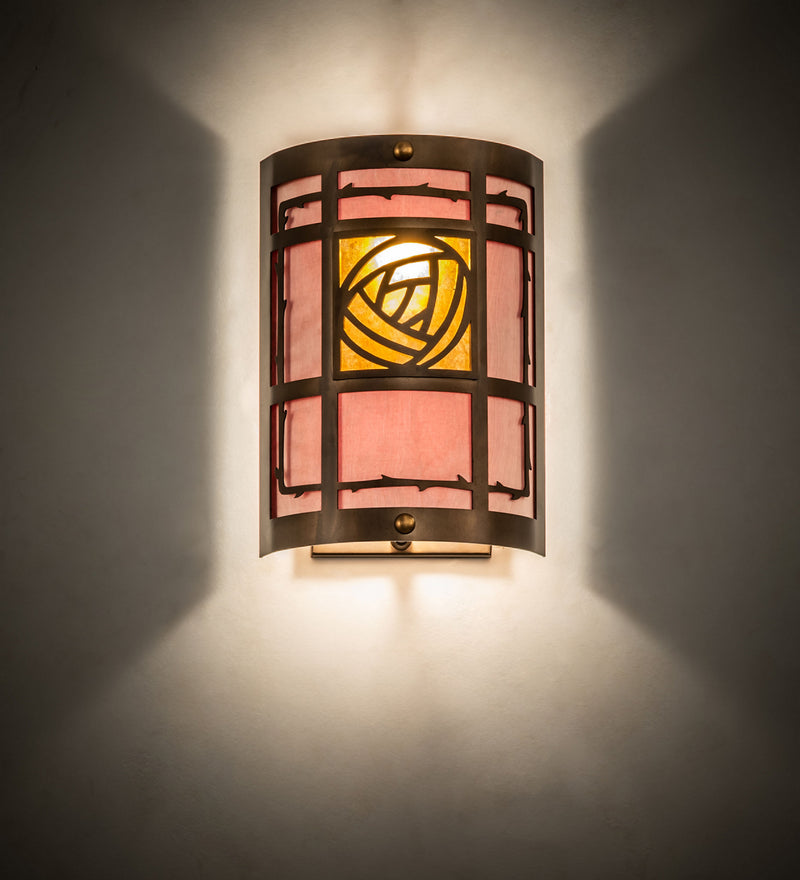 Meyda Tiffany 19863 Two Light Wall Sconce, Antique Copper