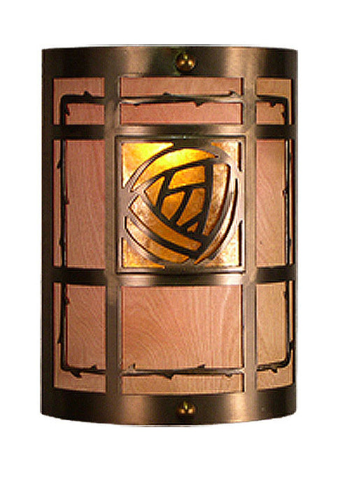 Meyda Tiffany 19863 Two Light Wall Sconce, Antique Copper
