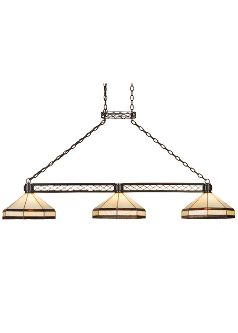 Meyda Tiffany 19981 Three Light Island Pendant, Timeless Bronze