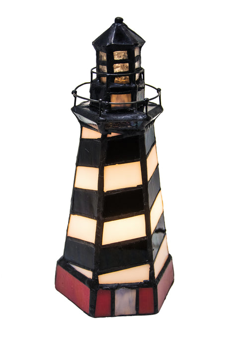 Meyda Tiffany 20539 One Light Accent Lamp, Bl Ca Flame